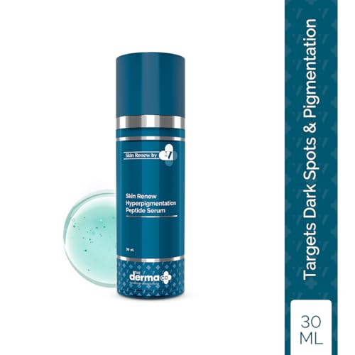 Image of The Derma Co Skin Renew Hyperpigmentation Peptide Serum - 30ml | Reduces Dark Spots | Evens Skin Tone | Brightens Skin | Smoothens Fine Lines