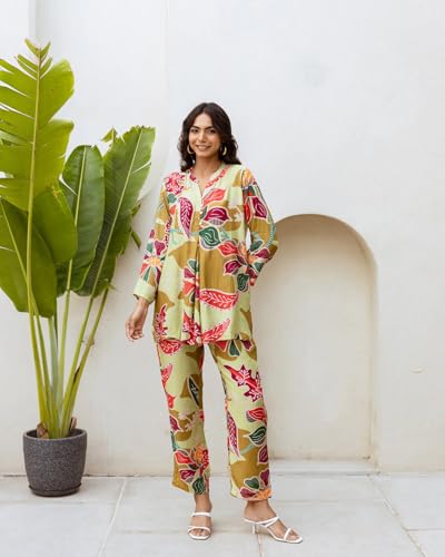 Image of Kalaanj Kurta Set for Women || 2 pic co-ords Set for Women (Kurta set 29-12-1)