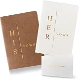 WeddingGiftsWedding Libri dei voti per lui e per lei, libri per i voti di matrimonio per sposi e sposi libri essenziali per matrimoni (TR-HH-terracott