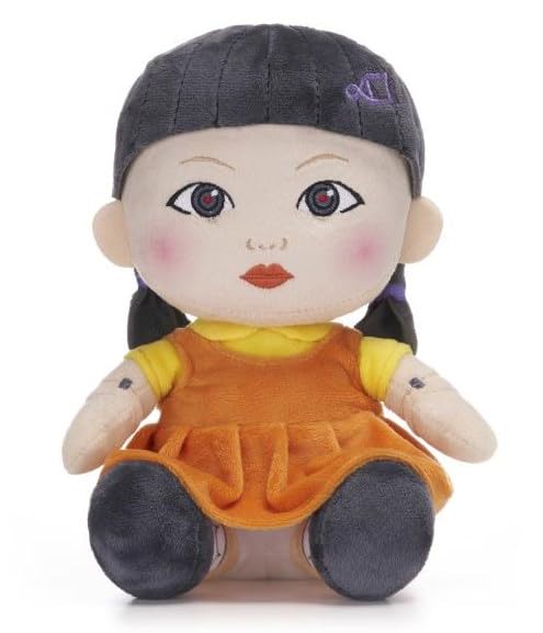 UKToyworld Squid Games Robot Plush 9 Inch Young Hee Statue Squid Games Plush Soft Toy