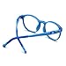Fantia Kids Safety Flex Optical Round Eye Glasses Non-Prescription Glasses (Blue)