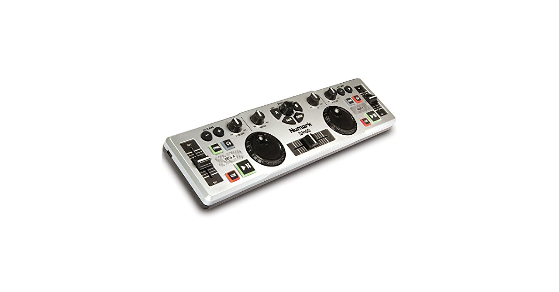Amazon.com: Numark DJ 2 Go Ultra-Portable USB DJ Controller
