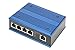 Produktbild DIGITUS Netzwerk-Switch - 5-Port Gigabit Ethernet - DIN-Rail Montage - Klemmleiste - Lüfterlos - Schwarz/Blau