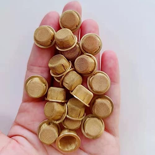 20 Pack Brass Pipe Screens 1/2 inch Metal Bowl Screen for Pipes - Image 4
