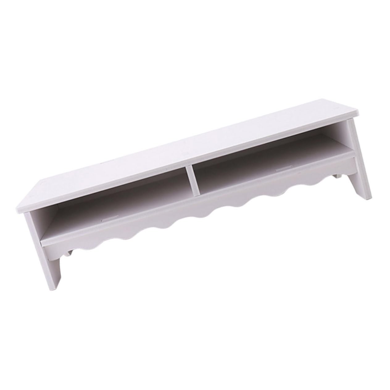 Support Ordinateur Portable Blanc avec Rangement Bureau, Bureau