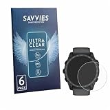 savvies 6 Pezzi Pellicola Protettiva per Garmin Tactix 8 Amoled Cerakote