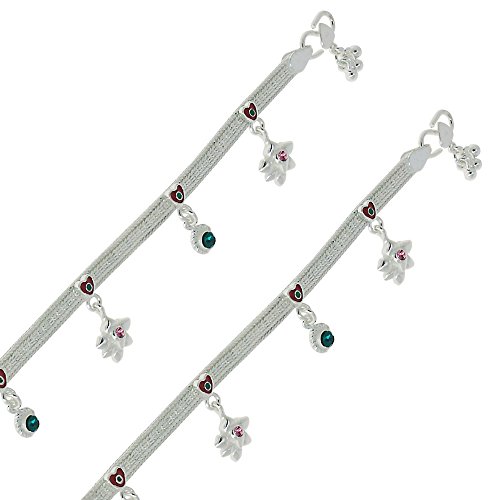 Buy Traditional Ankle Bracelet Indian Jewellery from India Sterling ...