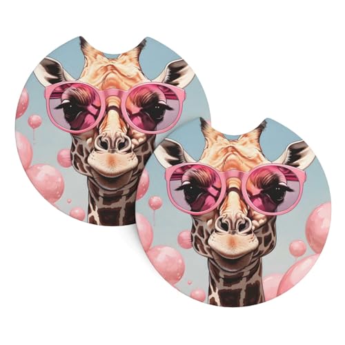 Posavasos para Auto de Neopreno 2 Pack Multicolor miniatura 1