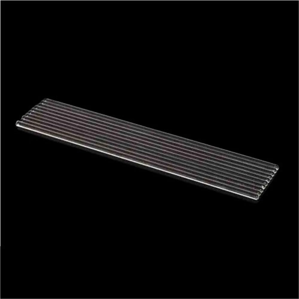 Asta di miscelazione Asta di agitazione in vetro for becher da laboratorio con diametro 4 a 12 mm, barra deviazione in borosilicato trasparente, aste drenaggio(10x400mm)