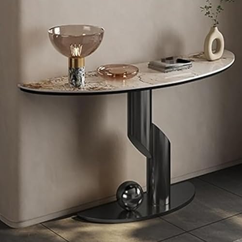 Mesa de entrada estrecha con almacenamiento y estante para pasillo 2