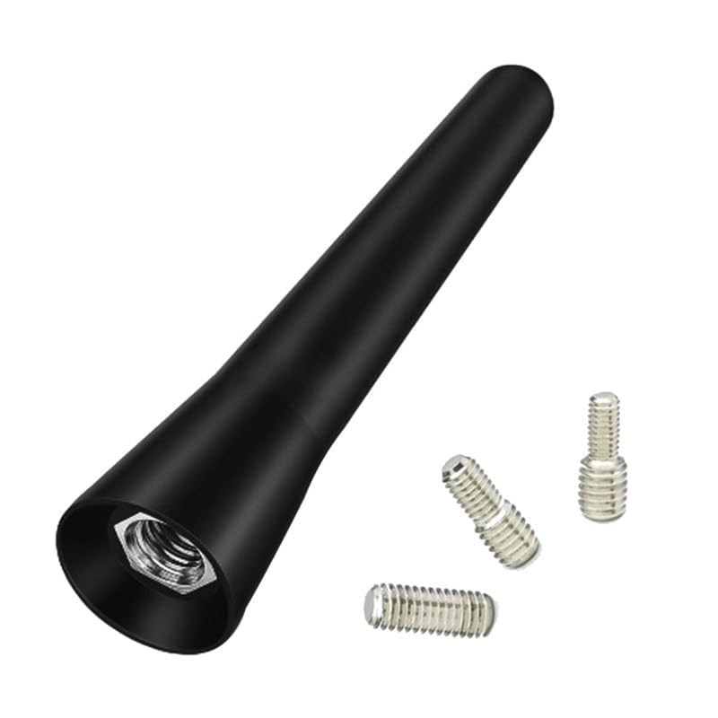 6.5CM Antenne Voiture Courte, Mini Antenne Auto avec Réception FM/AM, Accessoires Voiture Étanche et Antirouille, pour véhicule avec antenne Externe