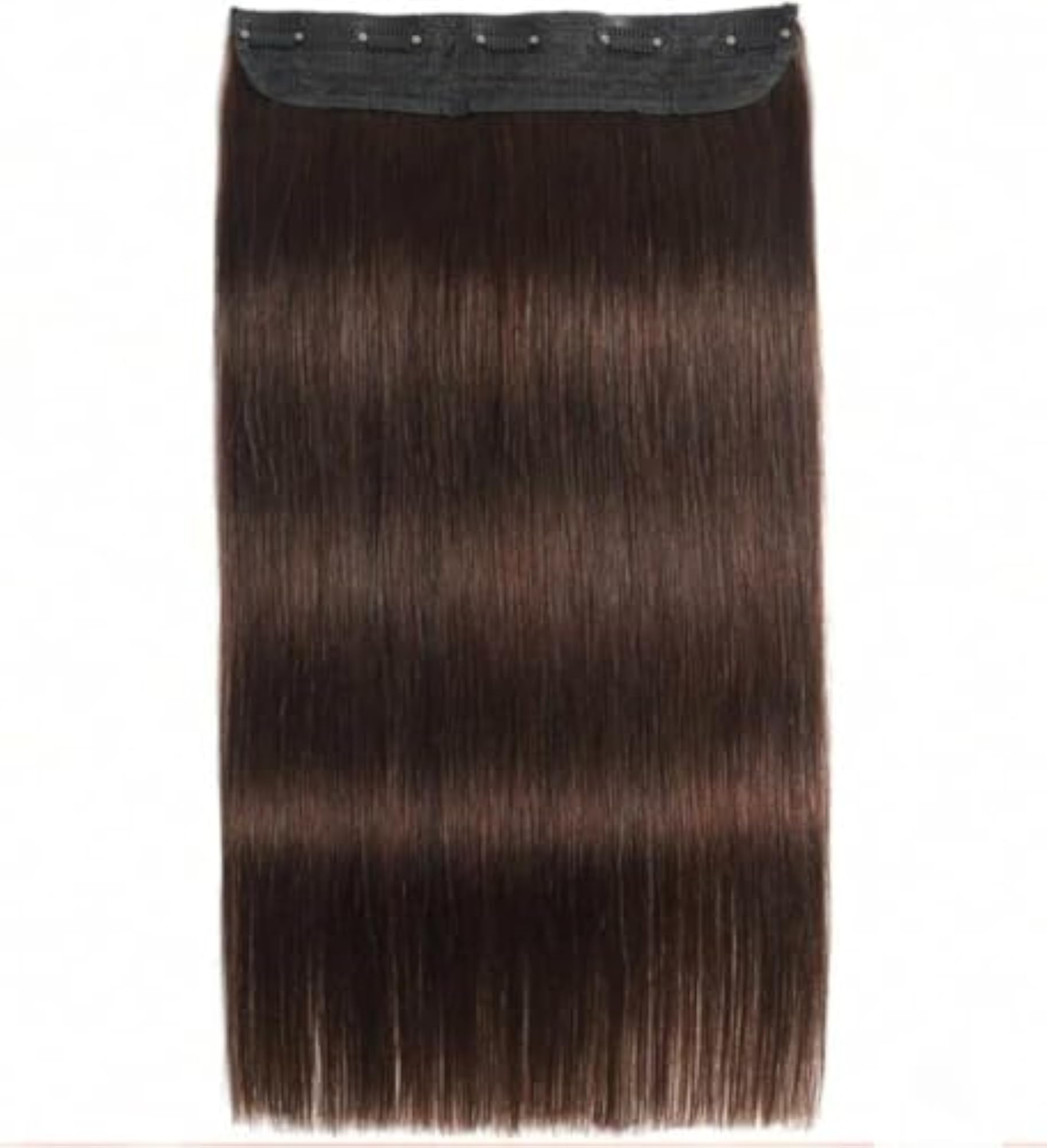 New Straight Brown Colour 24 Inch 5 Clips Hair Extensions
