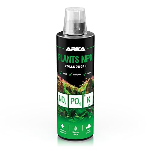 NPK Aquarium Dünger – ARKA Plants NPK 473 ml – mit Nitrat, Phosphat & Kalium – kräftiger Wuchs, satte Farben & Starke Wurzeln – ideal für Aquascaping & CO₂-Pflanzenaquarien
