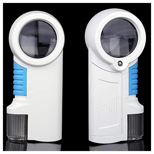 Lupa de Mão Com Luz 2 Leds com lanterna amplicação 12X CBRN01606 - Commerce Brasil