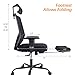 Office Chair Mesh Executive Chair Adjustable Armrest/Headrest Rotating Chair with Footrest Lounge Chair