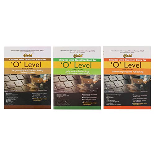 Gold O level English Edition 3 Books Set (M1R5,M2R5,M3R5) Question Bank And Solved Papers By Gold Solutions(Combo of 3)