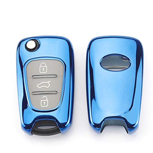 Blu Cover Chiave Auto per Hyundai i20 i30 i35 i40