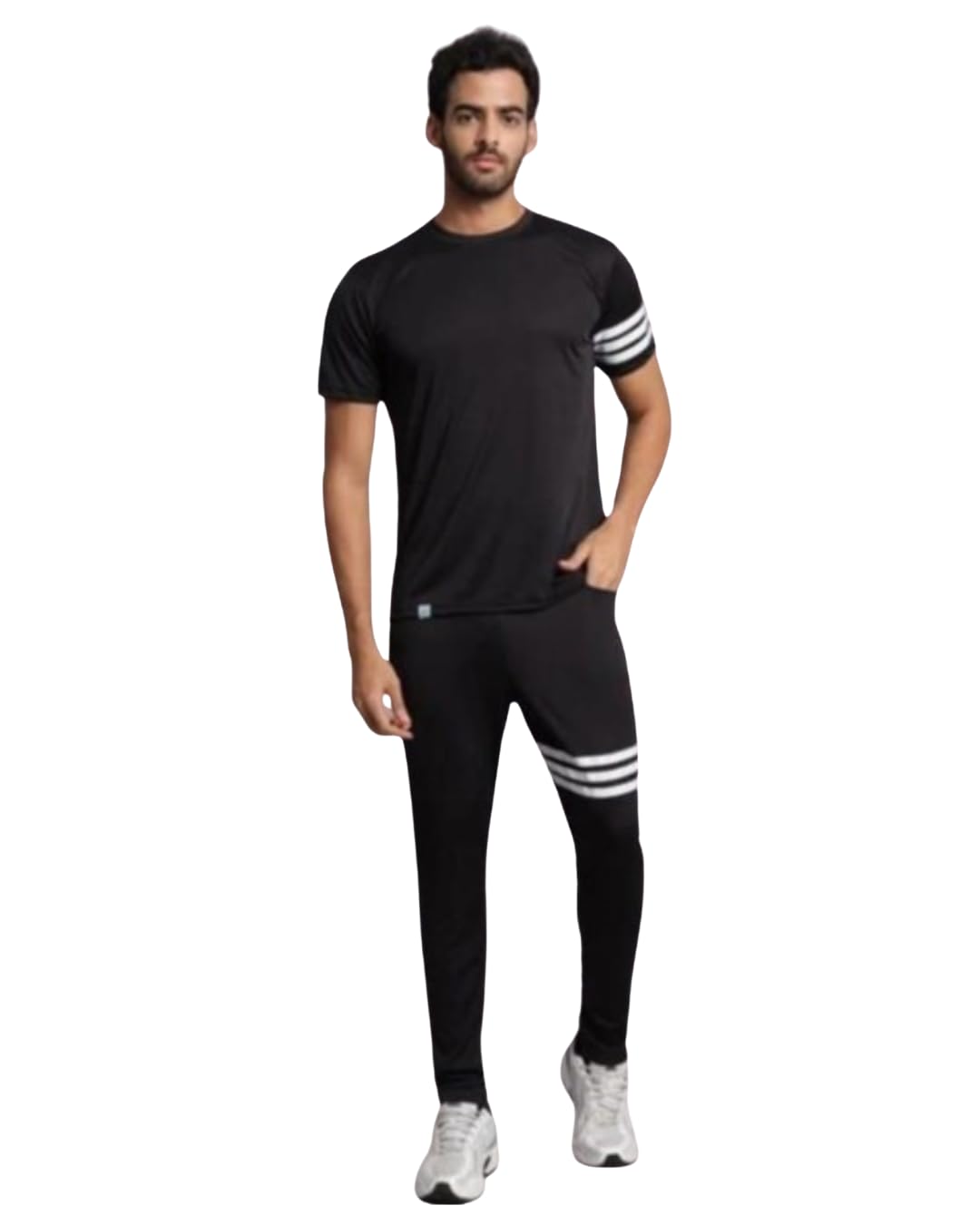 Men's Micromodal Night Suit Half Sleeve Round Neck T-Shirt with Matching Pant | Soft Breathable Sleepwear Set Comfortable Loungewear for Men-picture-35