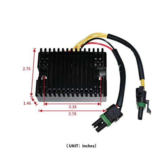 Image of Voltage Regulator Rectifier 278001241 is Compatible with Sea-DOO GSX RFI 800 1999-2000 SEA-DOO GTI LE RFI 800 2003-2004 SEA-DOO GTI RFI 800 2004