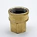 SagaSave 2 Pcs Brass Garden Hose Adapter 3/4