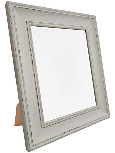 FRAMES BY POST Scandi Vintage Distressed Ivory Grey Picture Photo Frame 9 x 6 inch - Image 2