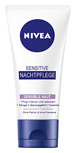 Preisvergleich Produktbild Nivea Sensitive Nachtpflege, 3er Pack (3 x 50 ml)