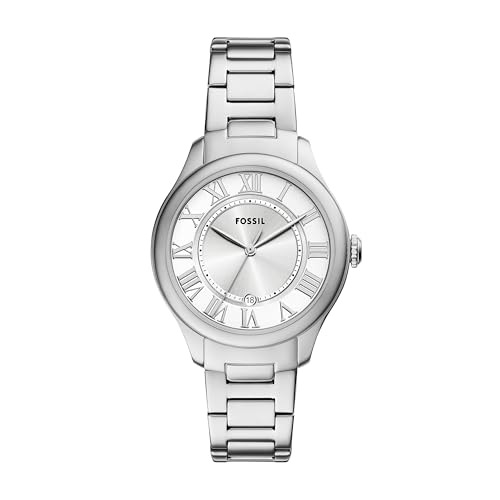 Fossil Gilmore Silver Quartz Stainless Steel Watch ES5393