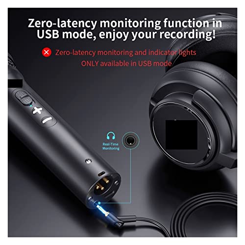 Microphone professionnel pour podcast à condensateur USB et XLR