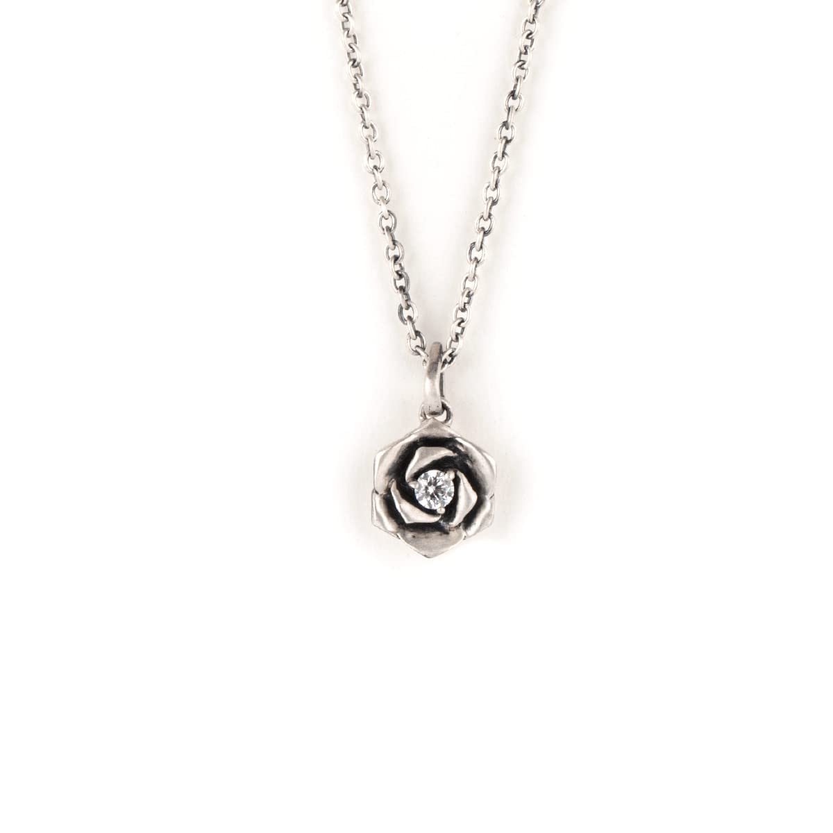 by CaratLane 925 Silver A New Bloom Rose Pendant Necklace Gifts for Womens & Girls-image-45