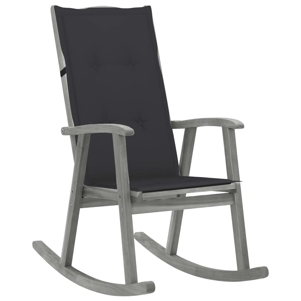 Chaise de jardin en bois d'acacia massif de qualité supérieure avec dossier haut