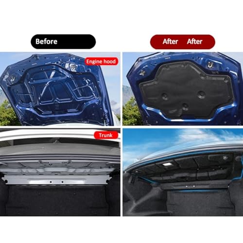Coton isolant capot pour Audi A6 C6 4F 2006-2011 protection thermique - 5