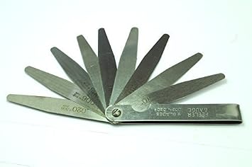 9 Blade Feeler Gauge, Metric Imperial Points D8041 Free UK Postage