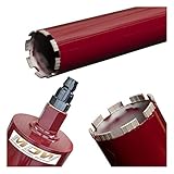 Die Segmente haben eine einzigartige Dachform, was das Anbohren mit der Bohrkrone extrem erleichtert. Dank der einwandfreien Qualität ermöglicht die Bohrkrone ein schnelles und sauberes Bohren. Sie hat eine gute Standzeit bei einem sachgerechten Einsatz im empfohlenen Anwendungsbereich. Die Bohrkrone eignet sich sowohl für den ständer- als auch für den handgeführten Gebrauch.