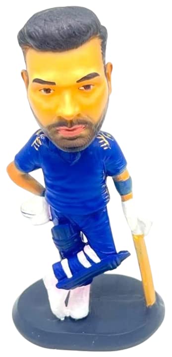 Awestuffs Indian Superstars Rohit Sharma Car Decoration Polyresin Action Figure (Rohit Sharma) (Blue) (B0BPYM6W8D) Amazon Price History, Amazon Price Tracker