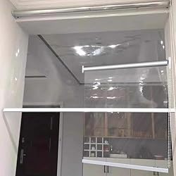 Persianas Transparentes Enrollables Cortina Enrollable Transparente,Persiana Enrollable Impermeables Exterior,Grandes Estor Enrollable Vinilo,Cortinas de PVC Plástico Claro Cortaviento,para Ventanas y Puertas,W×H-120×200cm/47.2×78.7in