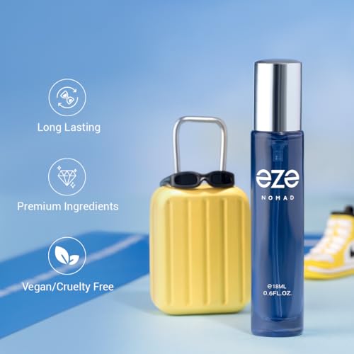 Image of Eze Perfume Nomad l Fresh Woody l Travel Size Long Lasting Eau De Parfum - 18ml (For Men)