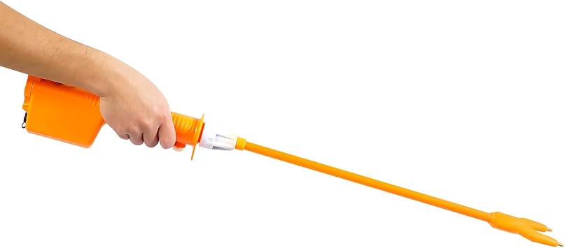 Rechargeable Electric Cattle Prod Stick 21.65in Waterproof Livestock Prod 9000V Animal Shock Stick with Power Charger, Safe & Harmless, Cows, Pigs, Sheep, Goats Farm Livestock Helper Tool
