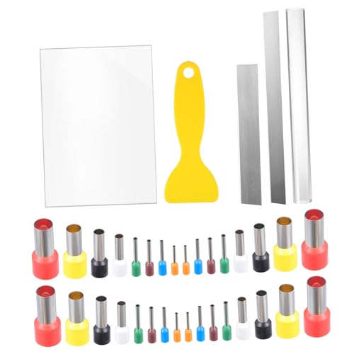 Holibanna 1 Clay Sculpting Tool with Backing Board Rolling Stick Cutter and Scraper for Easy Modeling and Shaping for Polymer Clay Crafts and DIY Projects