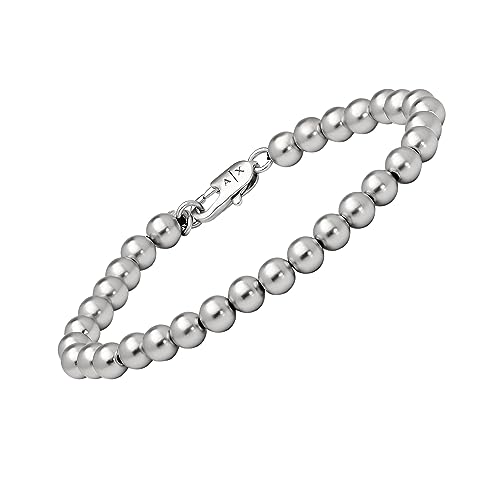 Image of A|X Armani Exchange Stainless Steel Chain Bracelet for Men