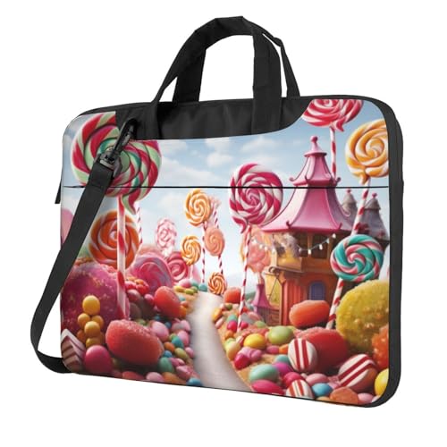 Sac à bandoulière étanche pour ordinateur portable avec poignée Sweet Candy
