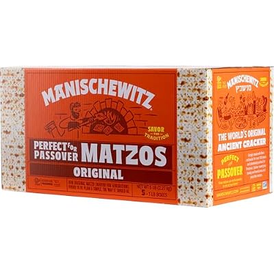 Manischewitz Matzo, Unsalted, 80 Ounce Box