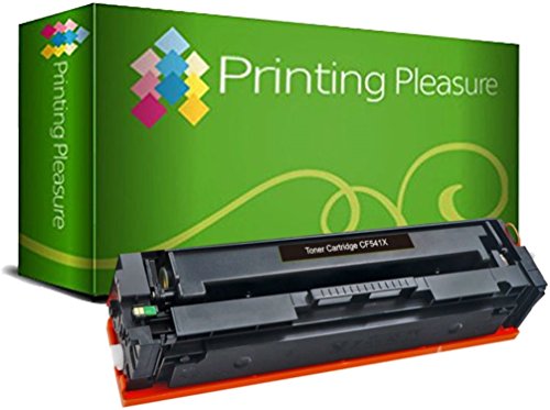 Image of Printing Pleasure CF540X 203X Black Compatible Toner Cartridge for use in HP Colour LaserJet Pro MFP M280nw, M281fdn, M281fdw, M254dw, M254nw
