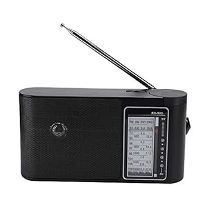 mumisuto Radio met hoge gevoeligheid, draagbare multiband FM/AM/SW1/SW2 handafgestemde professionele radio met hoge gevoeligheid, ingebouwde batterij 1200 mAh, 3 W
