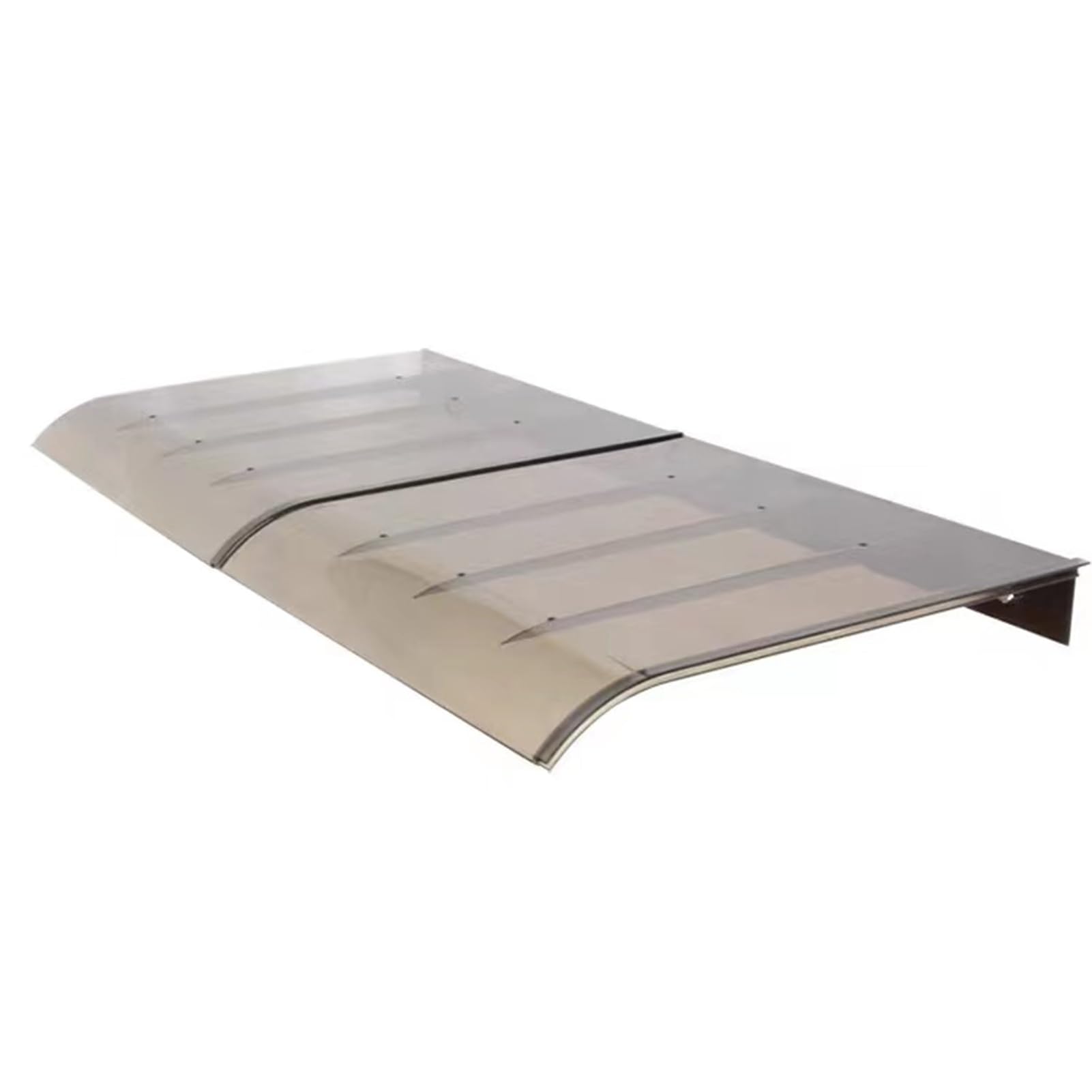 Toldo Cubierta Policarbonato Invisible Marquesina Puerta de Entrada Tejadillo Resistente Protección contra UV, Lluvia,Nieve Dosel de Techo Exterior Balcones Acondicionado (50 x 100 cm,Teal)
