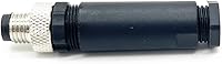 Vista 4 de 2 unids M8 3 Pin Macho Conector Macho, 0.315 in A Código Industrial Conector Circular Sin Blindaje Asamblea de Campo Cable Sensor 60V 4A AC/DC IP67