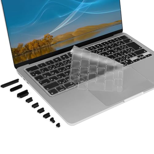 MOSISO ^ m[gp\R L[{[hJo[ Ή@ MacBook Air 13.6/15(M3 M2`bv)/Pro 14/16(M4 M3 M2 M1`bv)2025-2021Aی ho ϐ TPUXL { JISz _X
