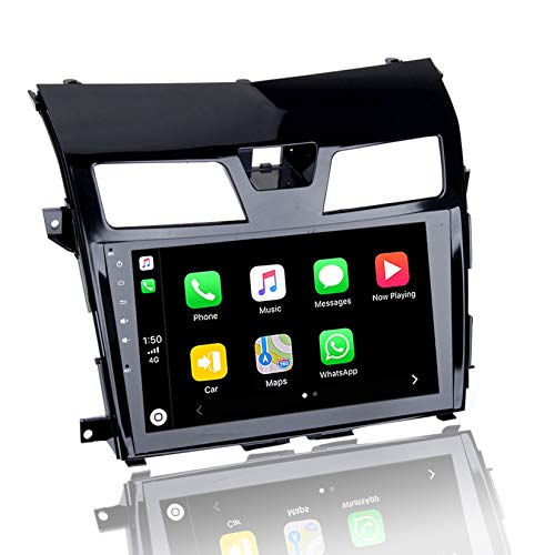 ViaBecs 10.2  Android 10.0 Apple Carplay Head Unit for Nissan Altima Teana 2013 2014 2015 Multimedia Car Stereo Support GPS Navigation WiFi 1080P Video Car Audio Player Handsfree Calling