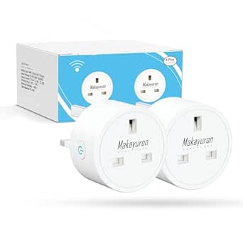 Smart Plug, Smart Outlet Plug Socket Compatible with Alexa and Google ...