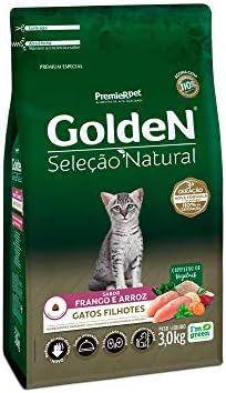Premier Pet Ração Golden Seleção Natural para Gatos Filhotes Sabo...