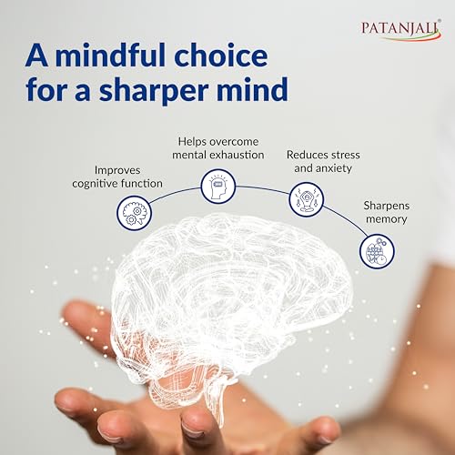 Patanjali Divya Memorygrit 20 Tablets Ayurvedic Supplement for Memory Focus and Brain Health Support (Pack of 1)